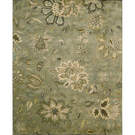 NOURISON Jaipur Area Rug Collection Silver 9 Ft 6 In. X 13 Ft 6 In. Rectangle 99446112798